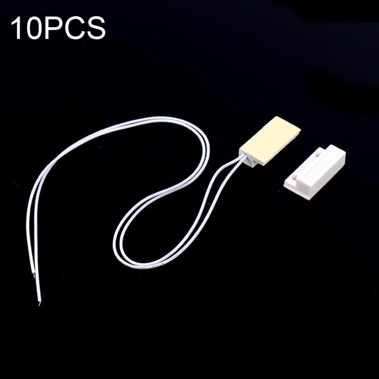 10 PCS Embedded NC Model Door Magnetic Sensor Switch, MC-38 10 PCS Embedded NC Model Door Magnetic Sensor Switch, MC-38